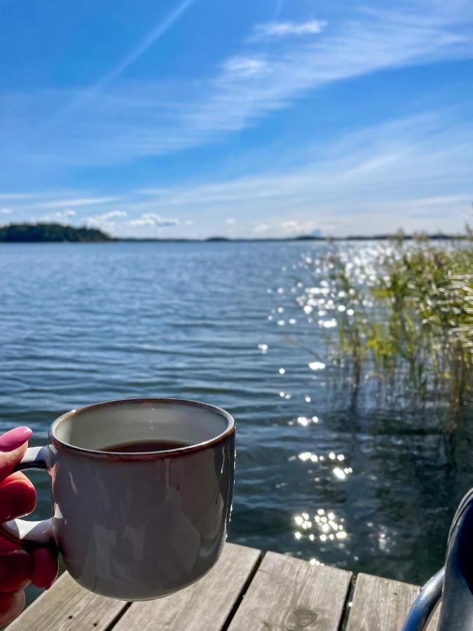 New Lakehouse - Amazing Sea View And Private Pier! Stockholm Luaran gambar