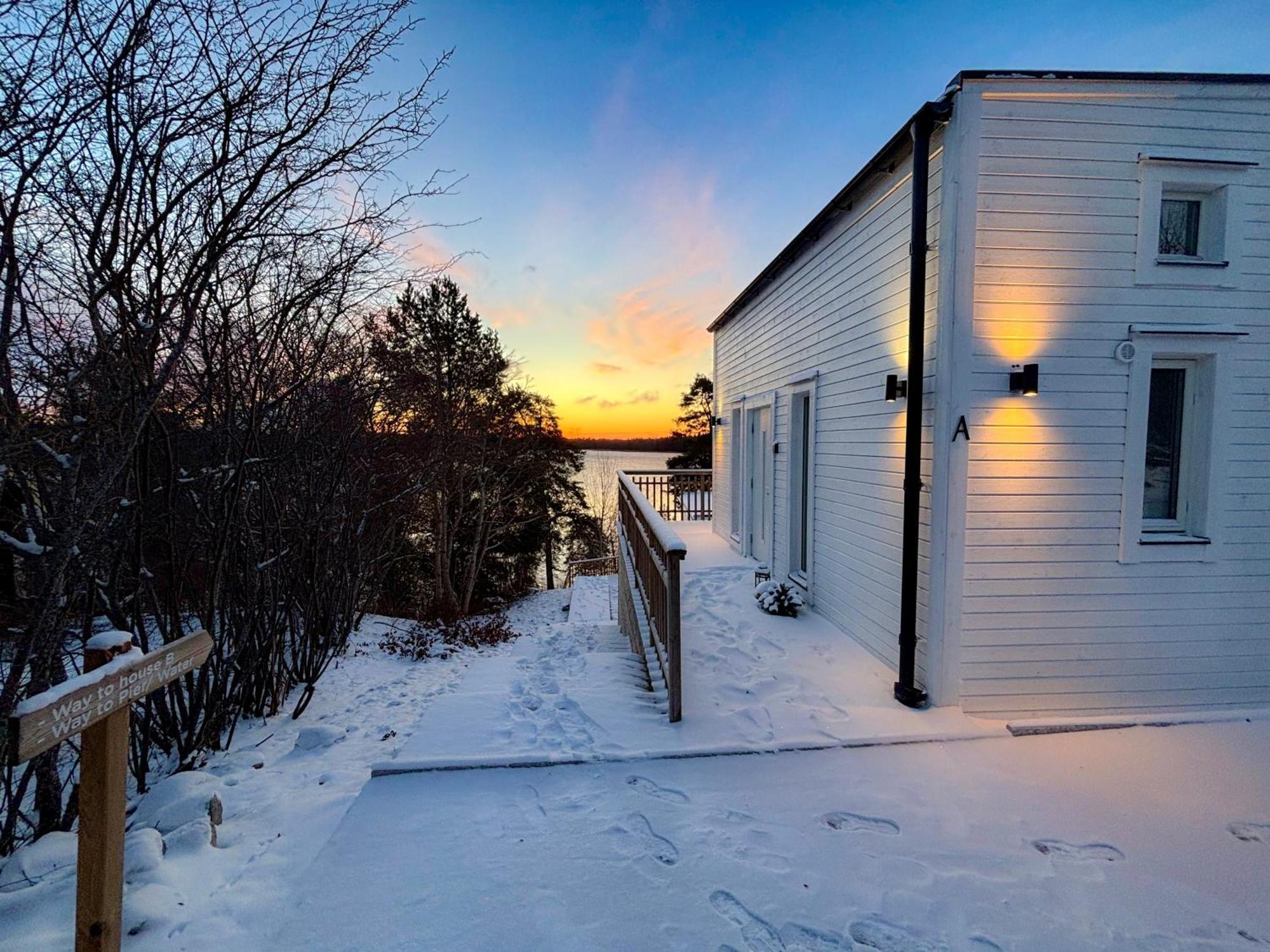 New Lakehouse - Amazing Sea View And Private Pier! Stockholm Luaran gambar